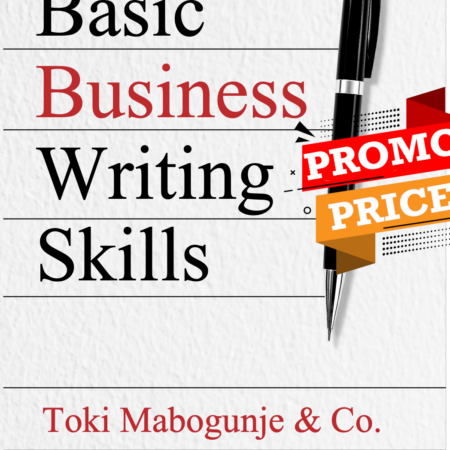Basic Business Writing Skills Book Cover - with promo label
