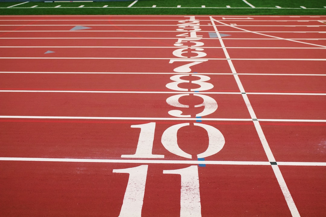 The Start Line at a Race Track